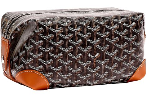 Goyard Boeing 25 Toilet Bag Black/Tan 